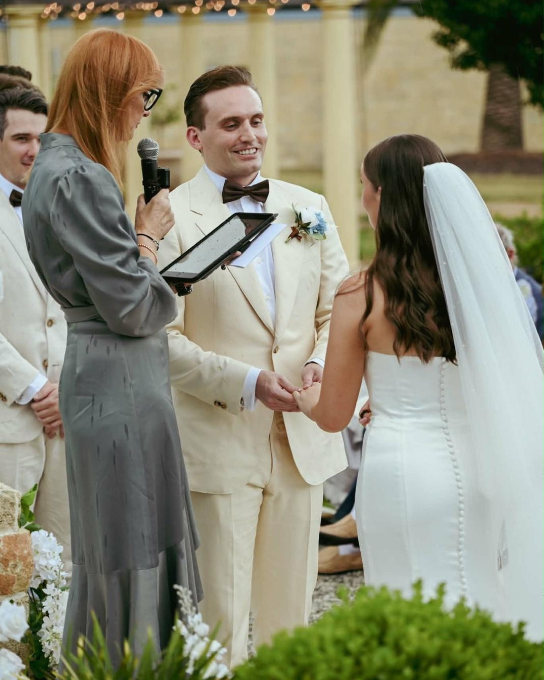 Intimate wedding ceremony overlooking Sydney Harbour, celebrant Svetlana Jovanovic of Love For All